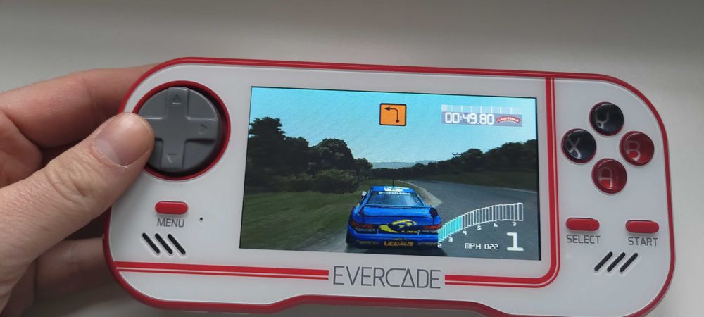 Evercade Handheld MOD!  IPS + everSD 32GB konsola