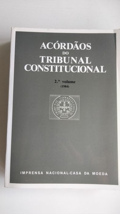 Acórdãos do Tribunal Constitucional (1984) - 2° volume
