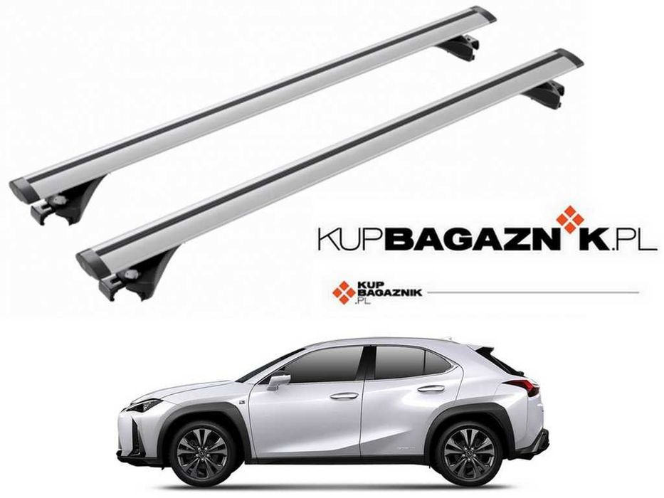 Bagażnik Dachowy Lexus UX SUV 2019 do 2024 bazowy belki relingi dach