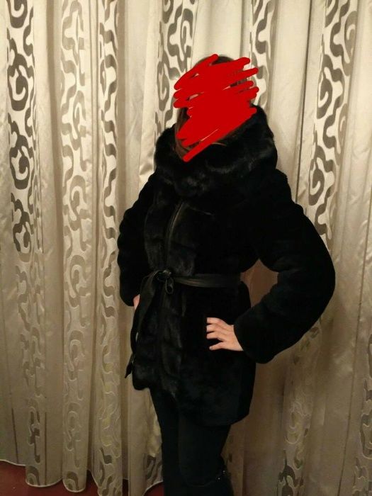 Зимова шубка з мутона.