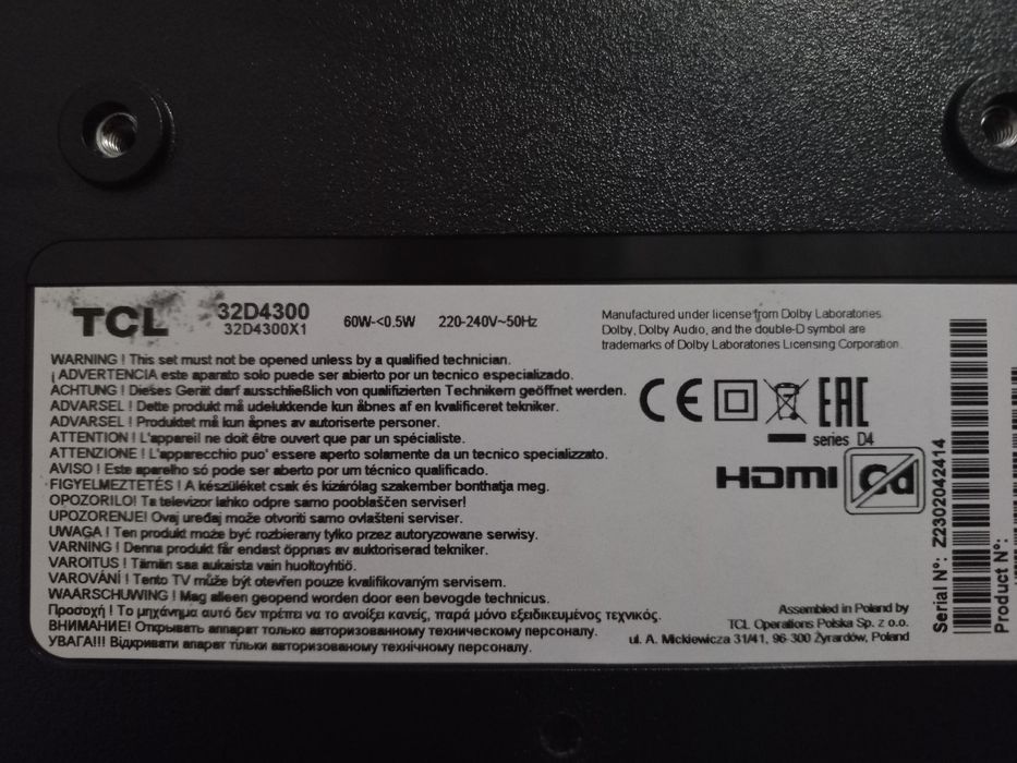 TV TCL 32 polegadas