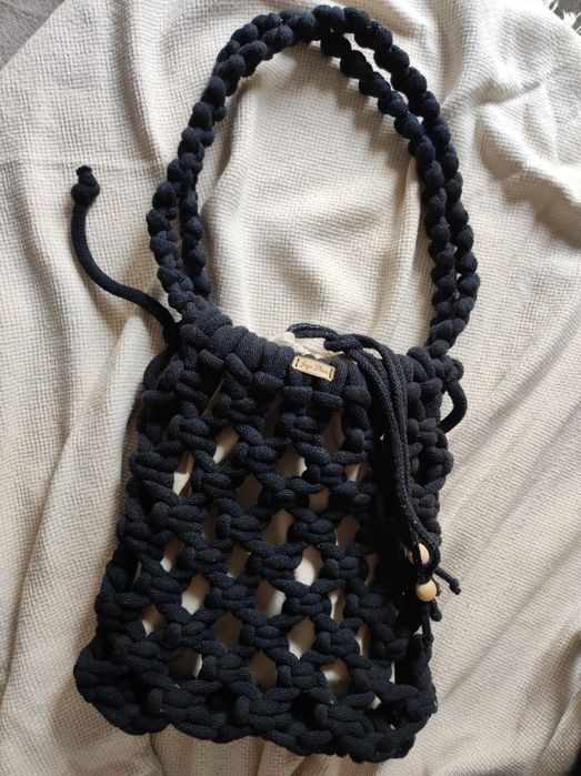 Torebka makrama lato plaża