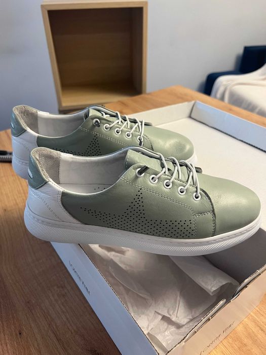 Półbuty Loretta Vitale miętowe