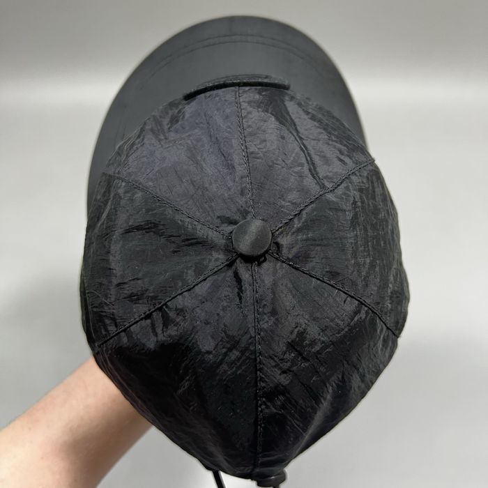Stone island 9100011 nylon metal logo cap black чоловіча кепка