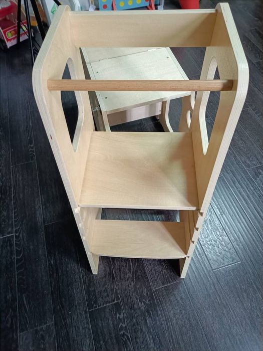 Nova! Envio grátis. Torre de aprendizagem Montessori madeira