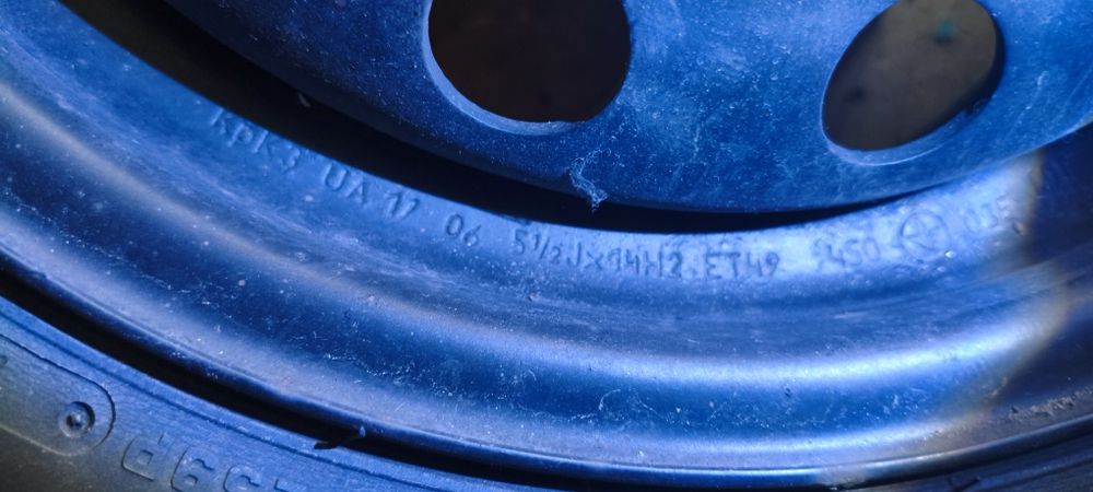 Комплект резини зима R 14 на сталевих дискіах