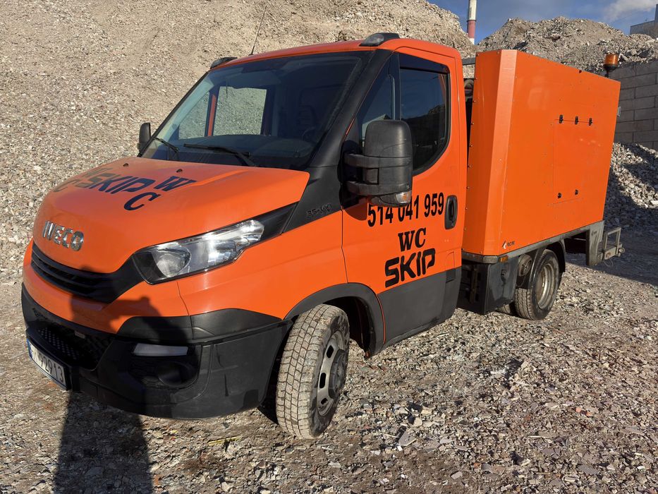 3x Iveco Daily 35C14 2019 rok - pojazd asenizacyjny