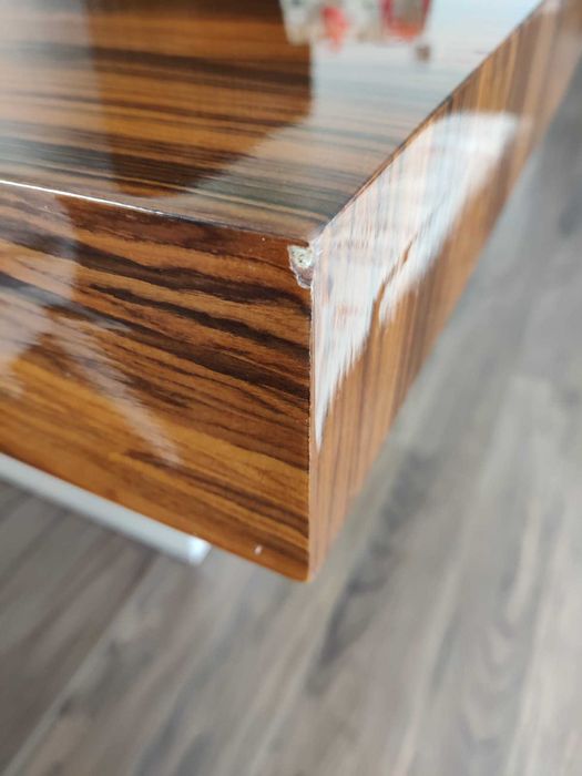 Conjunto de Jantar: Mesa Quadrada + Aparador (Pau Ferro Alto Brilho )