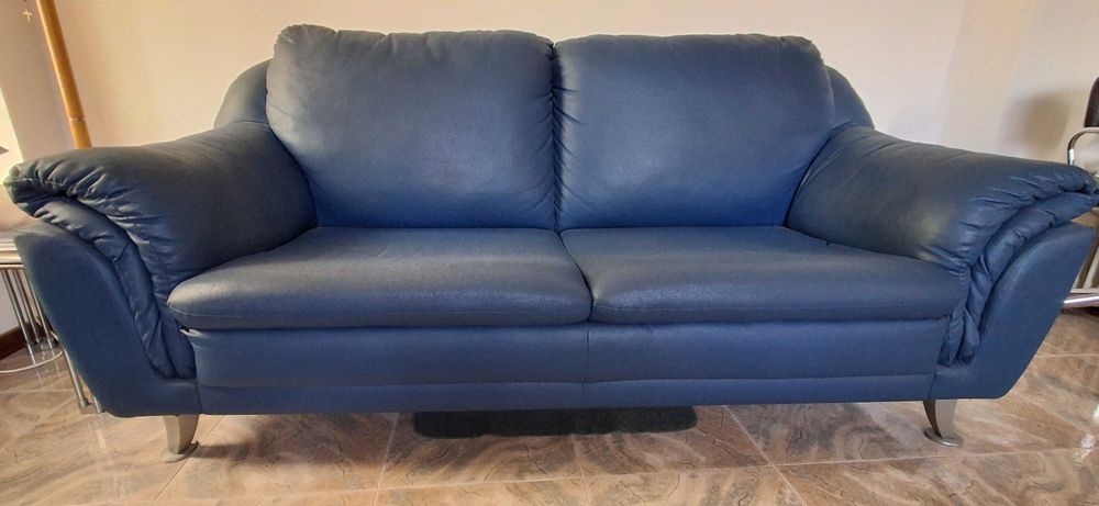Sofa 2 lugares azul