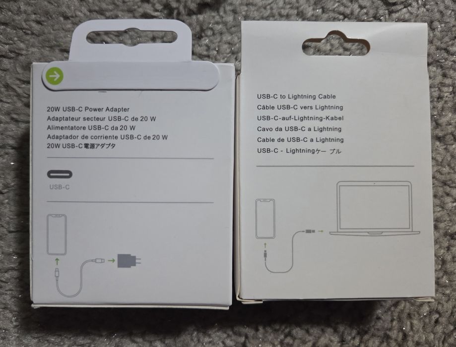 Szybka Ładowarka 20W Do IPhone+Kabel Lightning