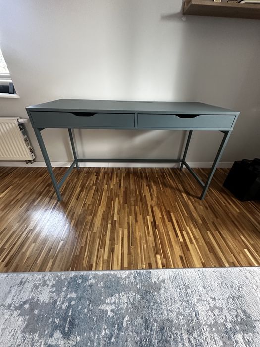 Biurko, Alex, IKEA, Turkusowe, 135x58cm