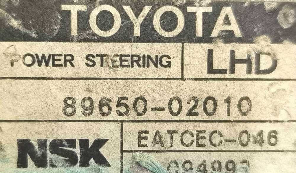 Centralina Direção 89650-02010 - TOYOTA COROLLA