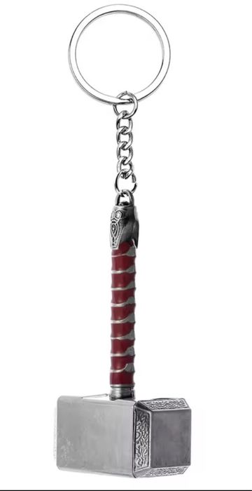 Brelok Breloczek Mjolnir Młot Thora Marvel Avengers Czerwony kod A53