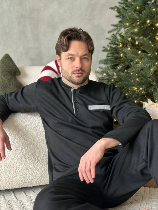 Тепла піжама чоловіча мужская пижама домашний костюм