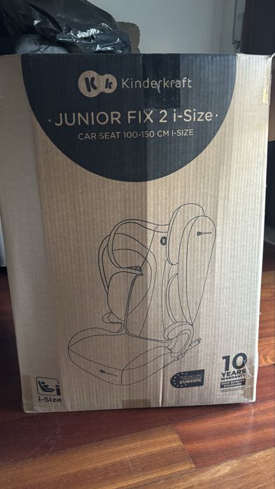 Cadeira Auto KINDERKRAFT Junior Fix 2 I-Size Rocket Grey (15-36 kg - 100-150 cm - Grupo 2,3)