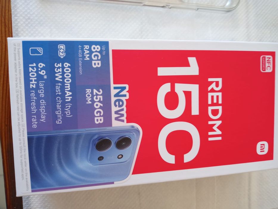 Smartphone REDMI 15C 6,9"  120 Hz, Novo Dual-SIM , Livre