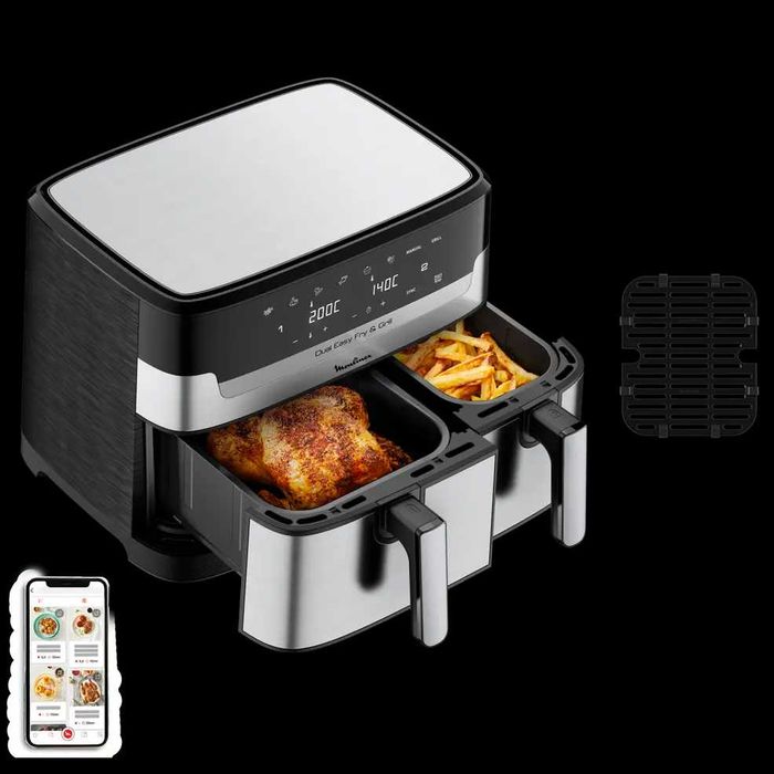 Air fryer Moulinex - Dual Easy Fry & Grill