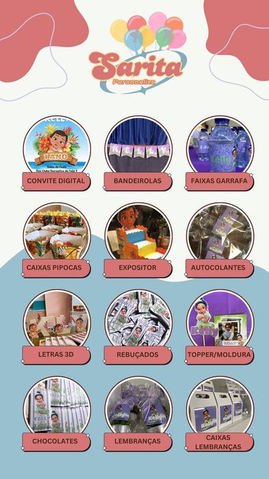 Personalizados e Pinturas Faciais
