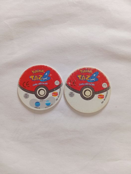 Tazos Pokémon originais Matutano