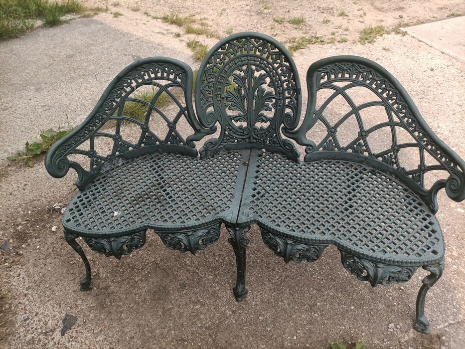 Komplet mebli ogrodowych ławka