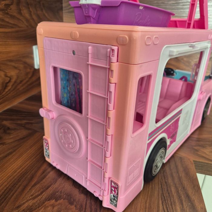 Barbie – duży kamper + samochód | zestaw