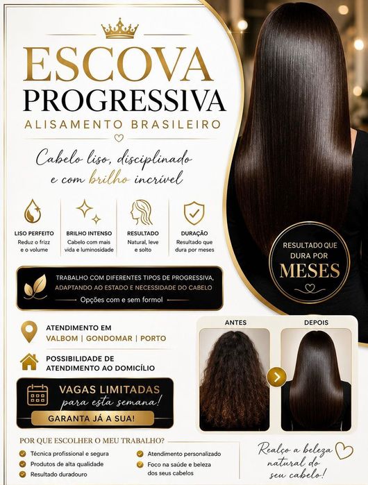 Escova Progressiva Brasileira – Alisamento Capilar