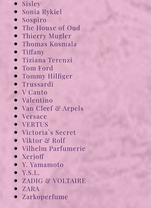 Французкие масляные духи. Концентрат.