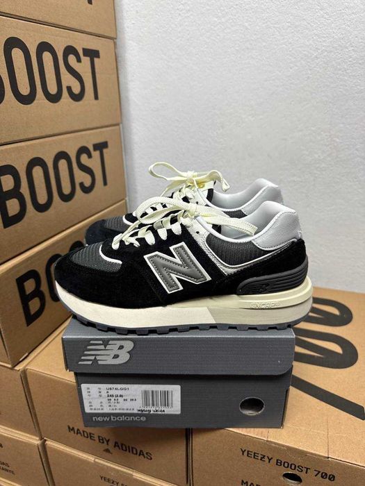 Жіночі кросівки New Balance 574 Legacy Black Grey (37-40) Нью Беланс