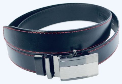 Wizytowy Pasek Skórzany 35mm z pełną klamrą