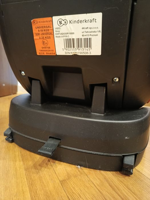 Автокрісло Kinderkraft Vado 0-25 кг, isofix, червоне