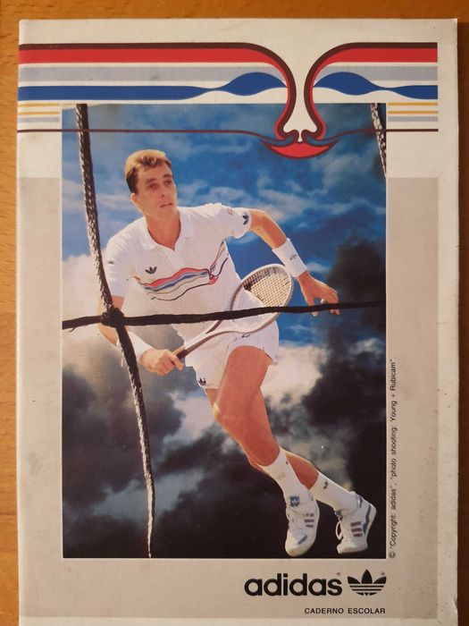 Cadernos antigos Adidas - anos 80