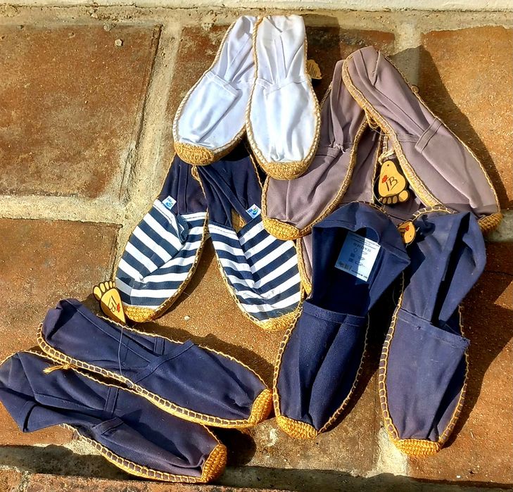 Liquidação de stock sapatilhas artesanais