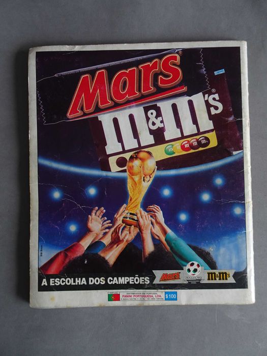 Caderneta de cromos de futebol Itália 90 Panini (faltam 13 cromos)