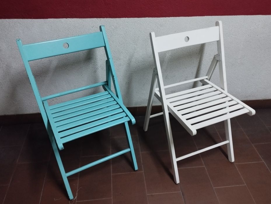 Conjunto de 2 cadeiras dobráveis