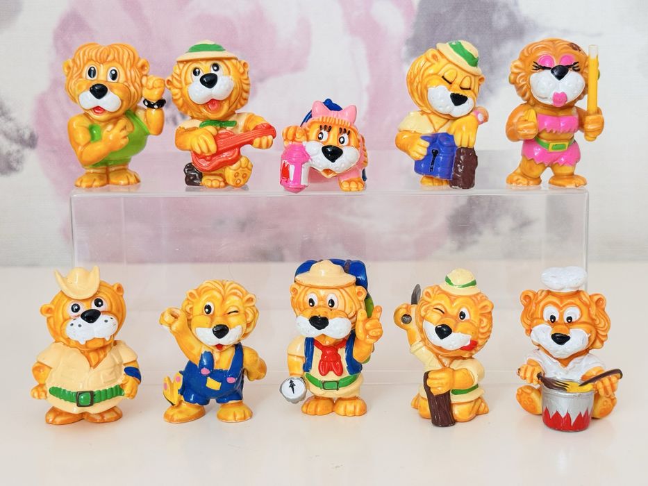 Kinder niespodzianka Ferrero Leo Venturas Lwy, vintage 1993