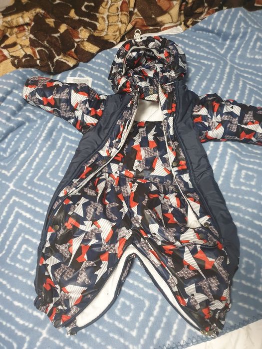 Комбенизон зима трансформер весна осень 0+ до 1.5 года