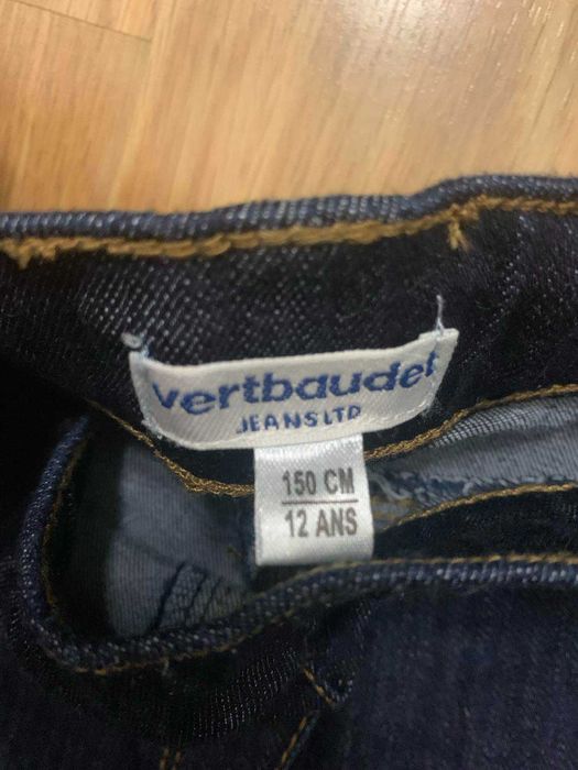 Calças de ganga de menina da Vertbaudet