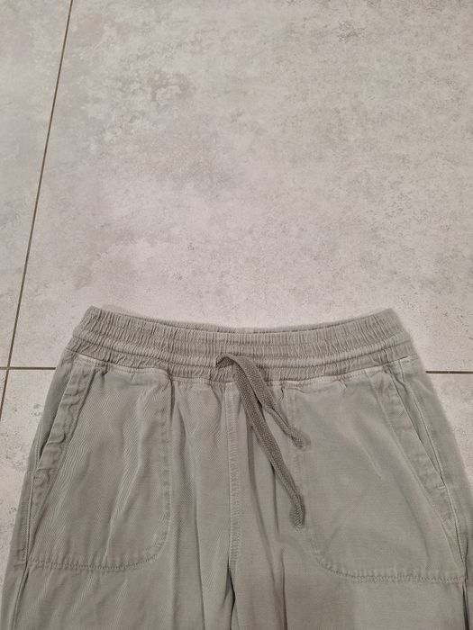 Spodnie ZARA strukturalne relaxed fit – szary