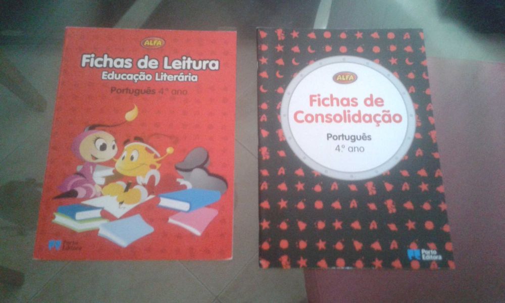 3 Livros de fichas de consolidação 4º Ano