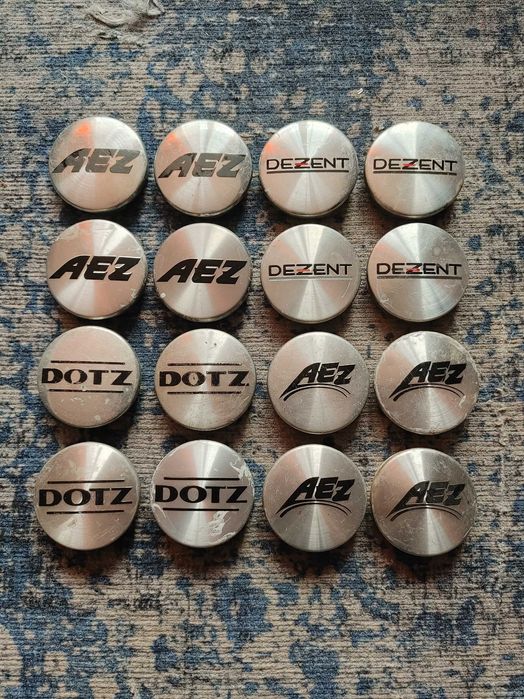 Dekielki alufelgi Dezent AEZ Dotz Chrom 60mm x 56mm komplet