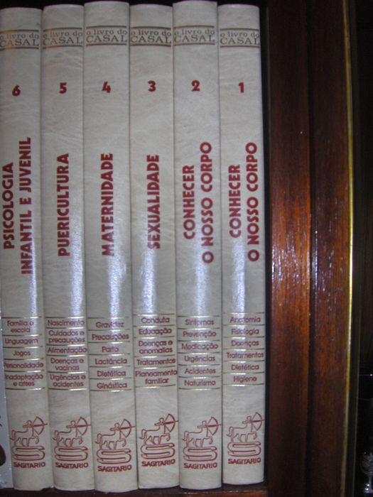 Livros de Coleção: "O LIVRO DO CASAL" - 6 volumes muito estimados