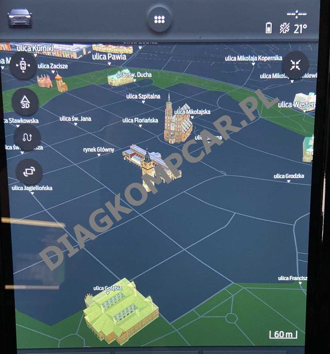 Navigacja SYNC 4 Ford F-150 Mustang Mach-e Egde 2022 USA - EU SYNC4
