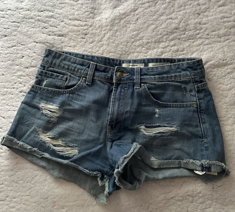 Krótkie spodenki jeansowe stradivarius