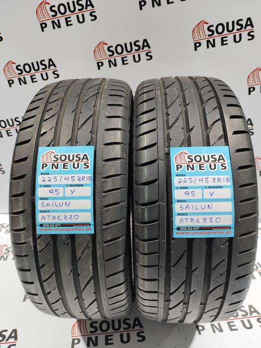 2 pneus semi novos 225-45R18 Sailun - Oferta dos Portes