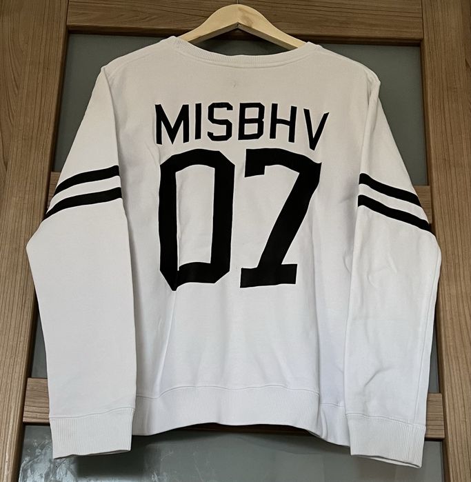 Biała bluza Misbhv 07 Team Paris autentyk ! Oversized premium highend