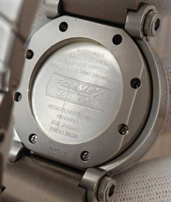 Чоловічий годинник Formex 4Speed Chronograph Titanium-Steel
