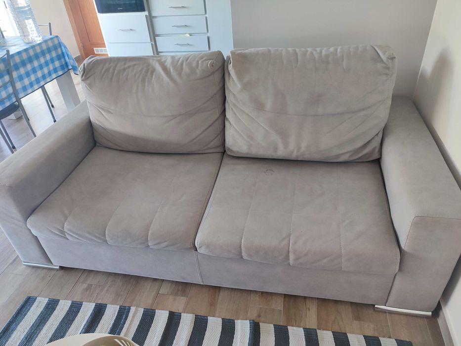 Vendo sofá  cama cinza