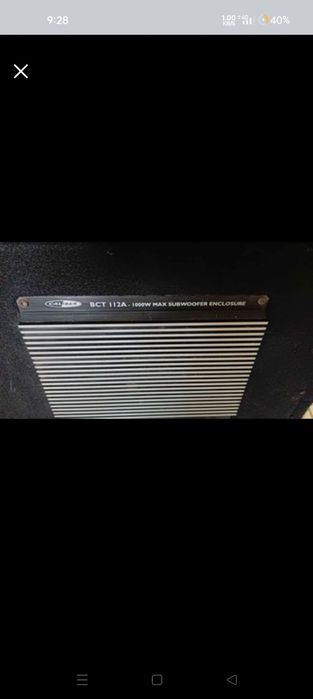 Caliber BCT112A Subwoofer com amplificador 1000 W