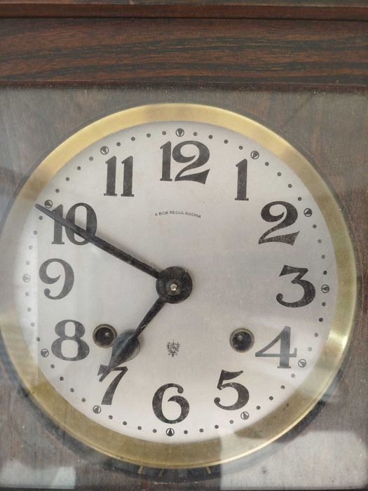 Relogio muito antigo A Boa Reguladora 1937 modelo Malange