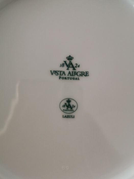 Serviço jantar e café Lazuli de Vista Alegre